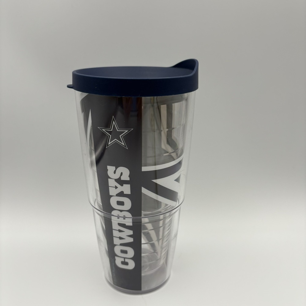 Tervis Tumbler 24 oz with Lid DALLAS COWBOYS NFL Large Logo Hot Cold Cup
